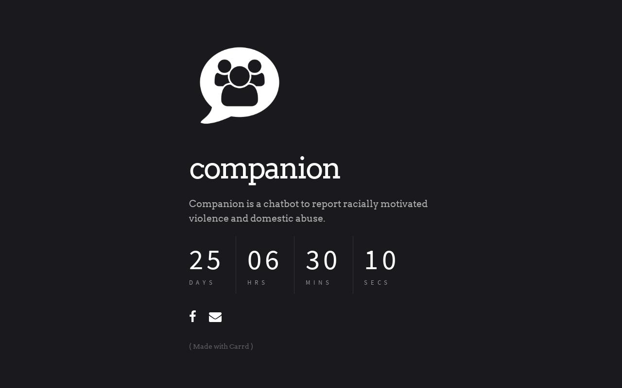 Carrd profile picture for @companion